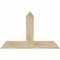 Ekena Millwork Portland Rough Sawn Timber Gable Bracket, Douglas Fir, 48"W x 30"H x 4"D x 6"F, 15/12 Pitch GBW048X30X0406POR00RDF - alternate 1